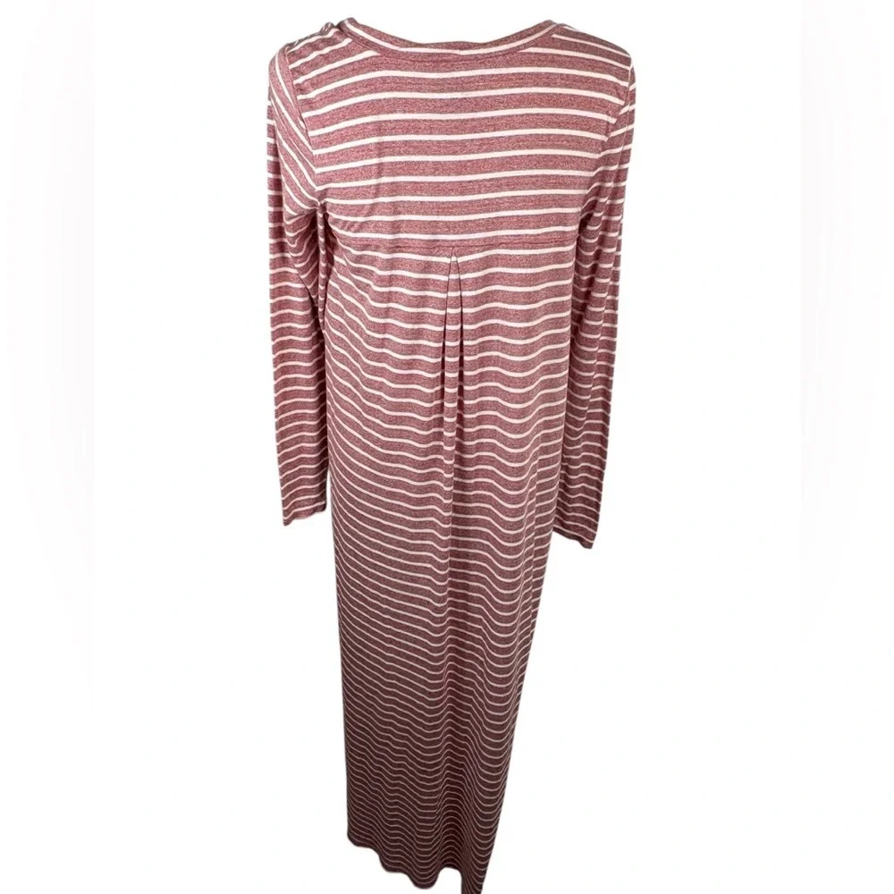 Free People Pink Striped Maxi Dress Size Small‎